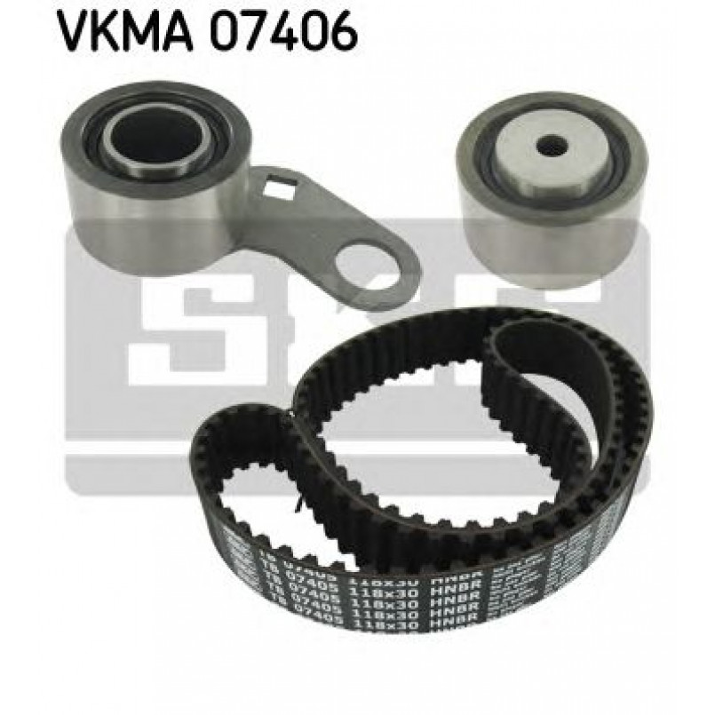 VKMA 07406 SKF Комплект (ремінь+ролики)